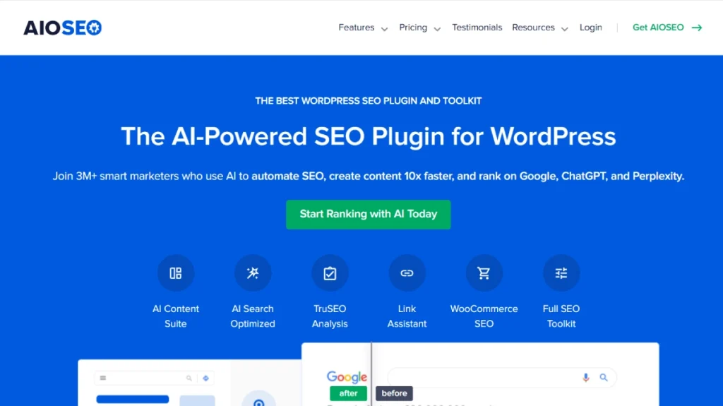 افزونه سئو وردپرس aioseo