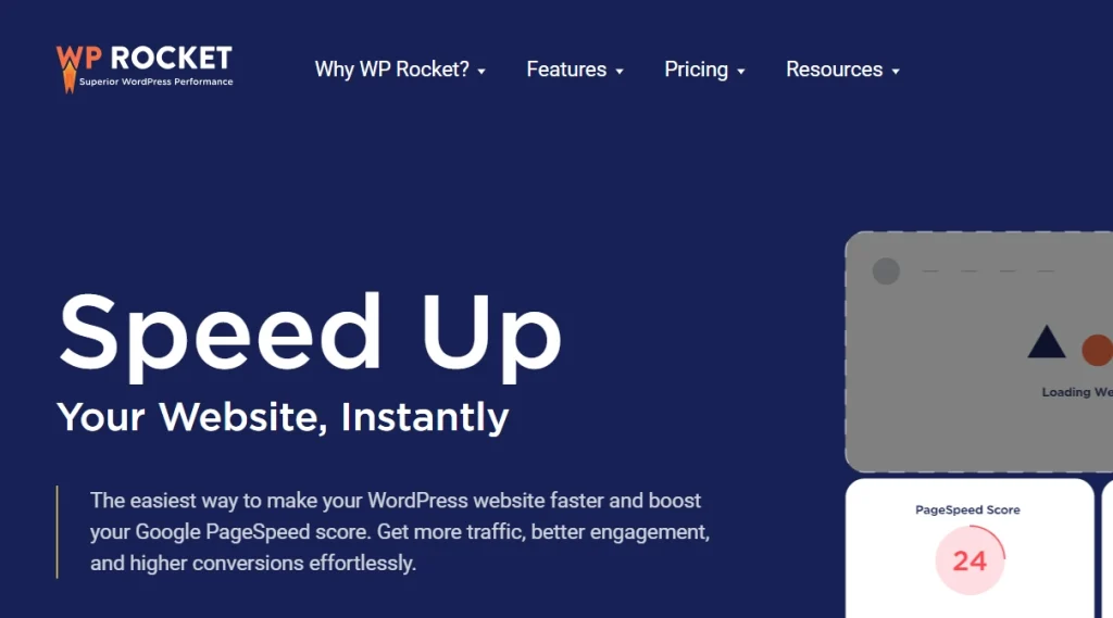 افزایش سرعت سایت با rockect pro